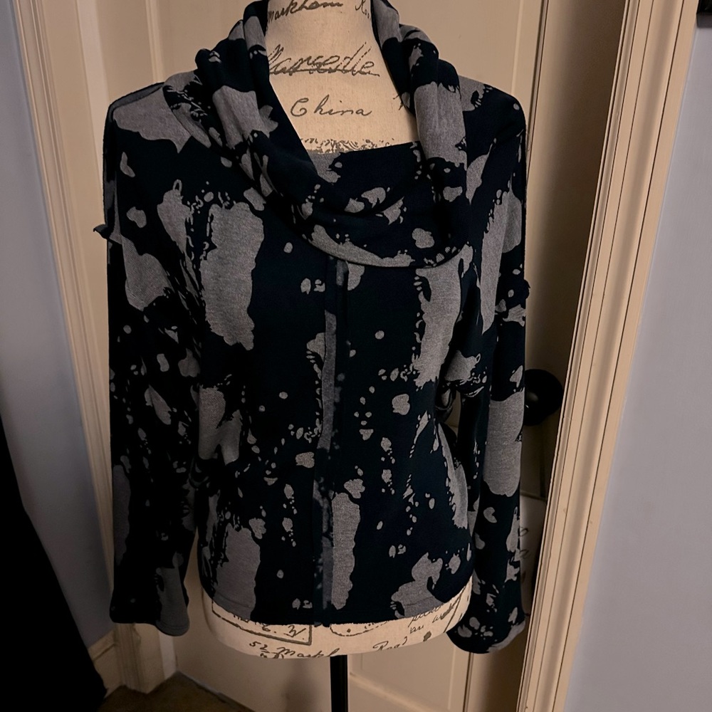 Cowl neck pullover by Ariella